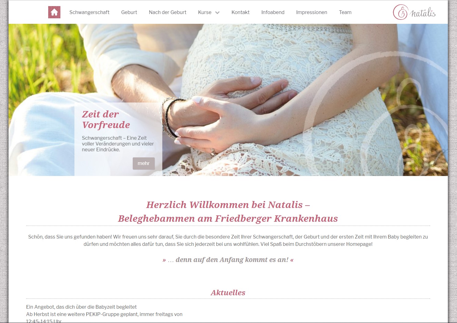 Natalis - Beleghebammen am Krankenhaus Friedberg